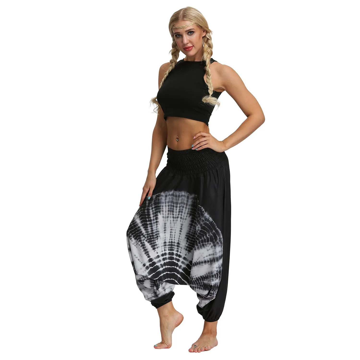 Tie-dye Gradient Women's Low Crotch Bloomers