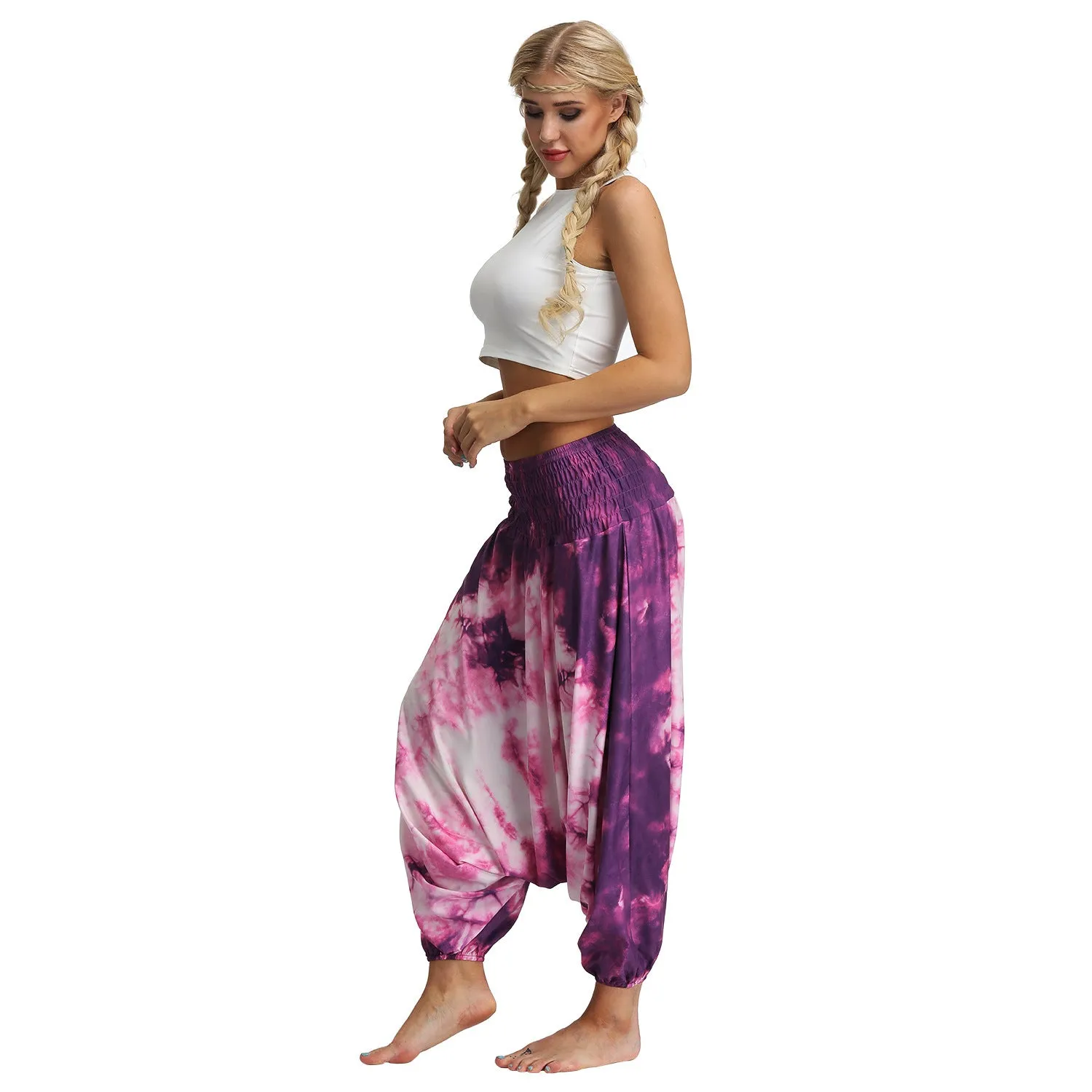 Tie-dye Gradient Women's Low Crotch Bloomers