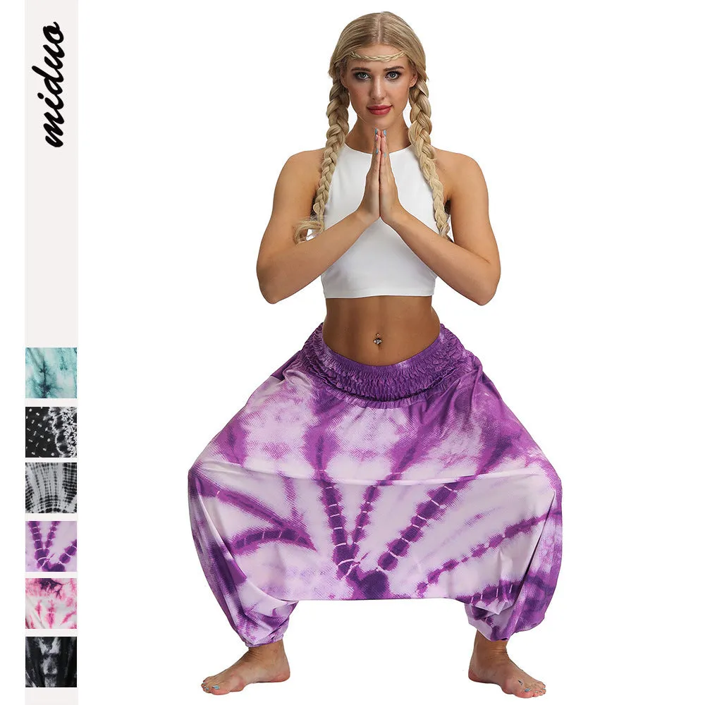 Tie-dye Gradient Women's Low Crotch Bloomers