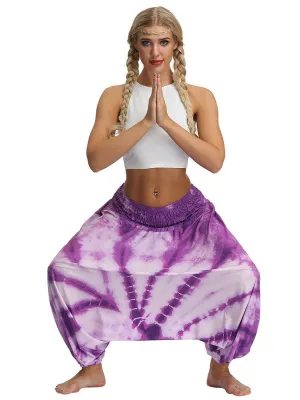 Tie-dye Gradient Women's Low Crotch Bloomers