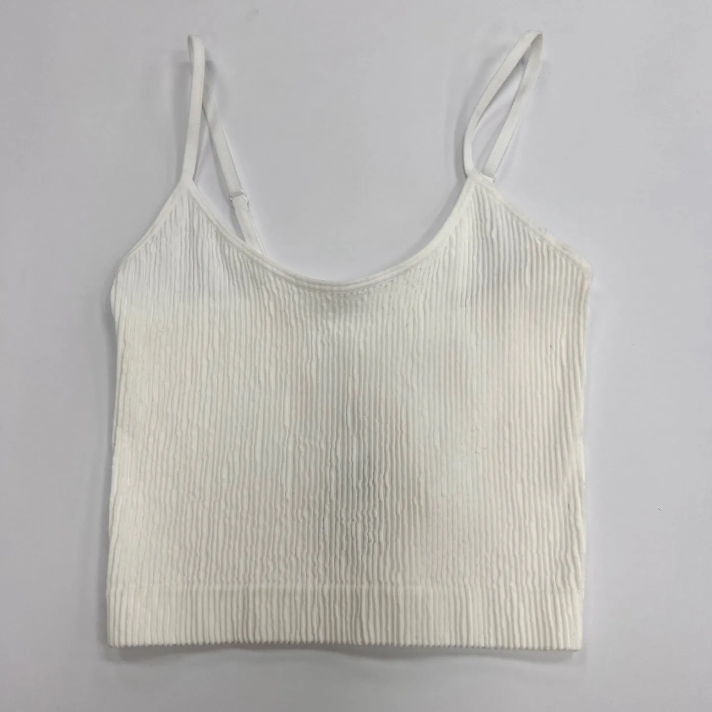 Women's Waffle Cami Crop Top