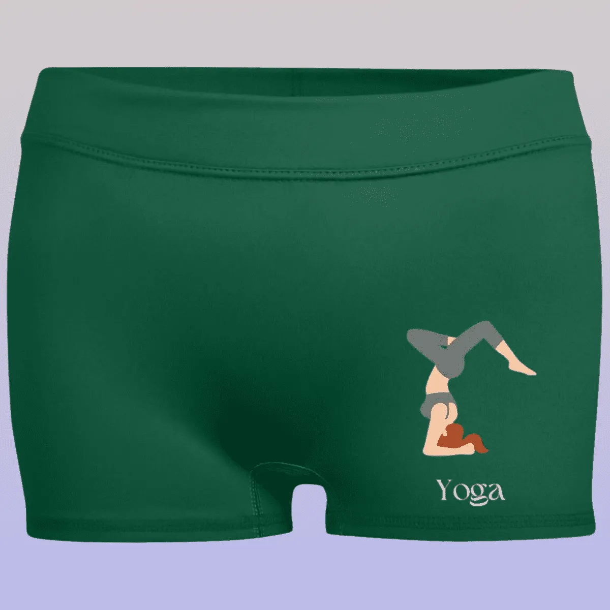 Women's Yoga Pose Moisture-Wicking Shorts