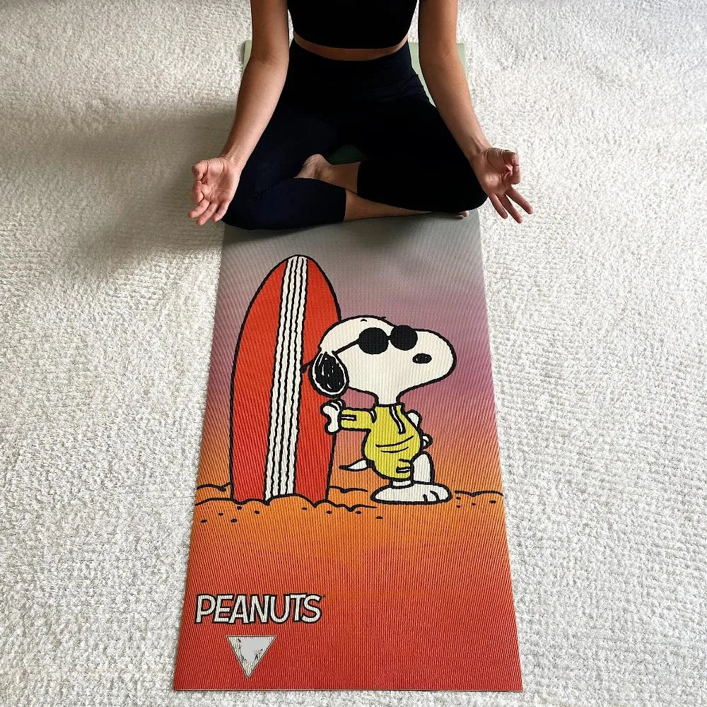 Yune Yoga Mat Peanuts Snoopy Surf