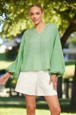 Zephyr blouse  Jade