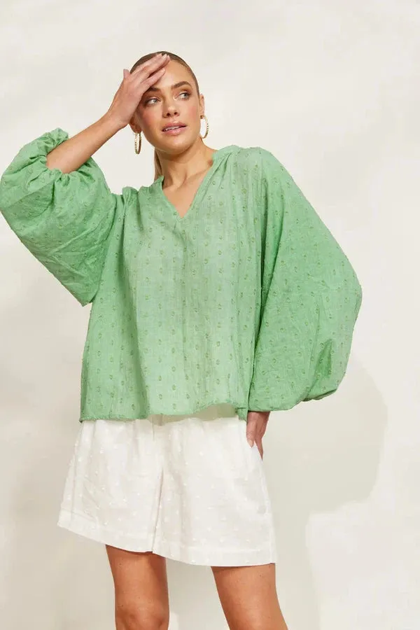 Zephyr blouse  Jade