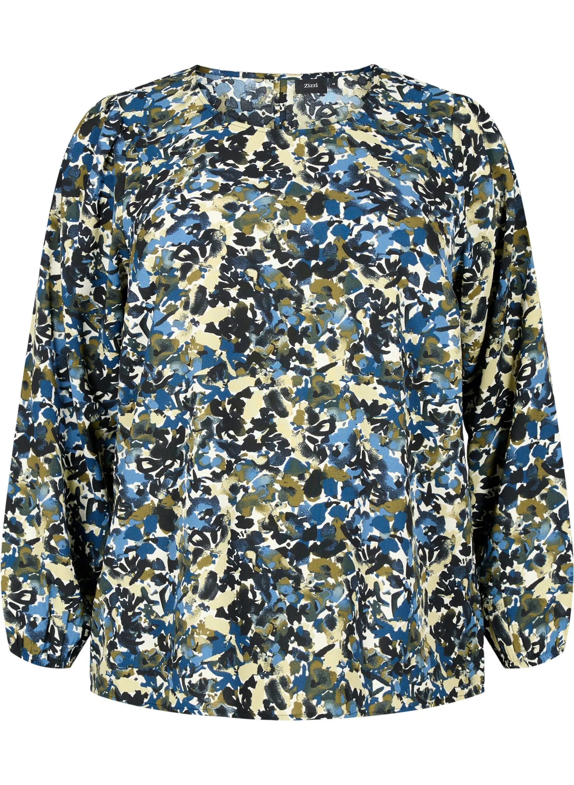 Zizzi Fikka Abstract Blouse