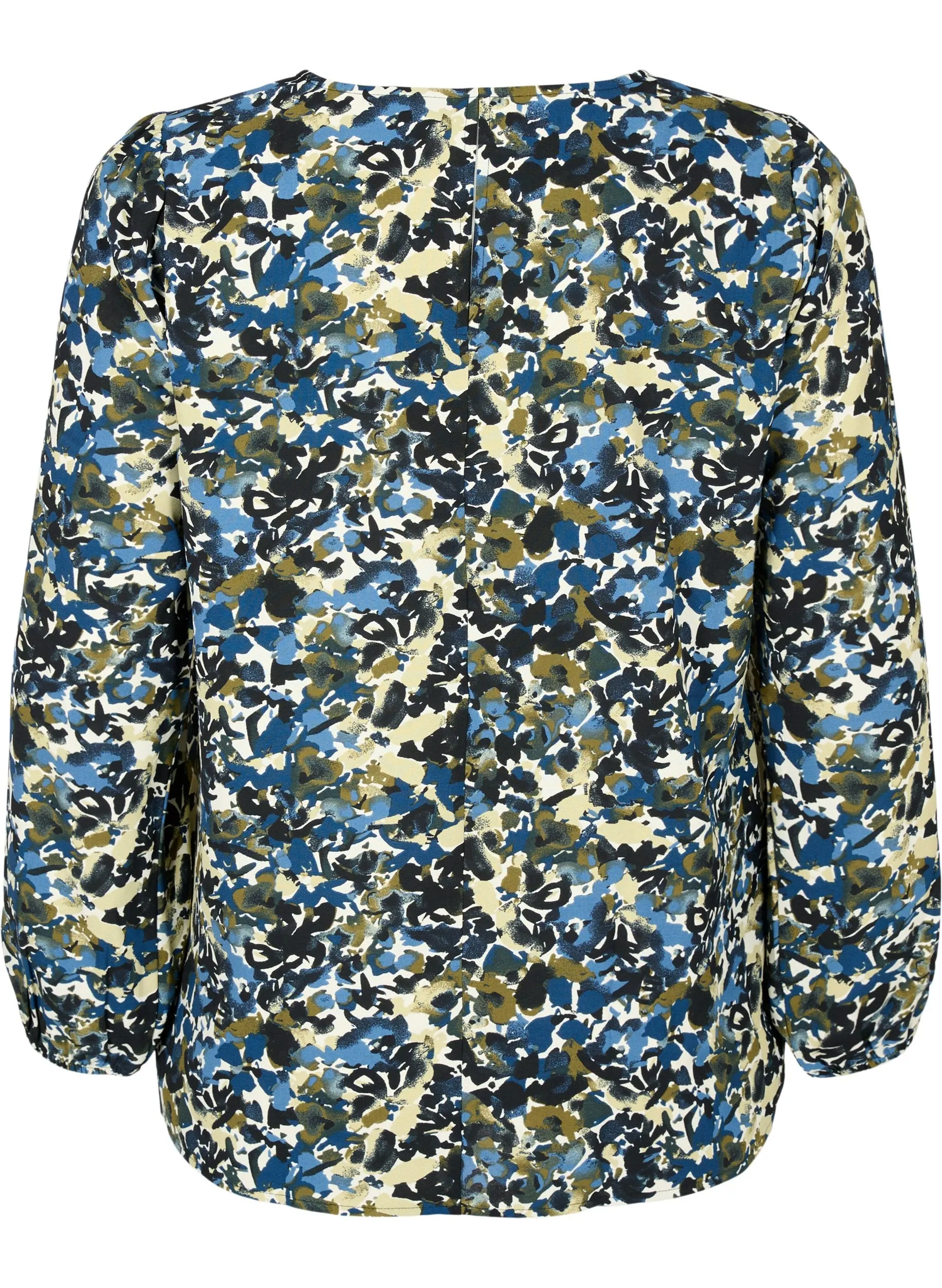 Zizzi Fikka Abstract Blouse